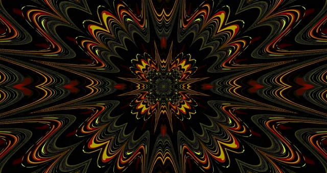 4k uhd 60fps screensaver neon tunnel kaleidoscope vj loop