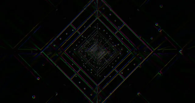 4k uhd 60fps screensaver neon tunnel kaleidoscope vj loop