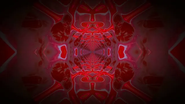 4k uhd 60fps screensaver neon tunnel red vj loop