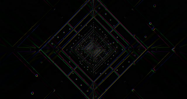 4k uhd 60fps screensaver neon tunnel vj loop pc geometric kaleidoscope