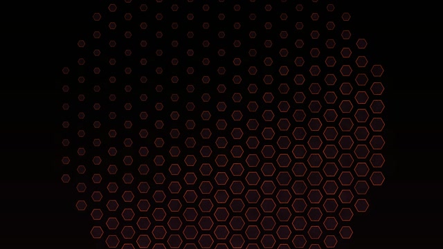 4k uhd 60fps screensaver neon tunnel vj loop red hexagons