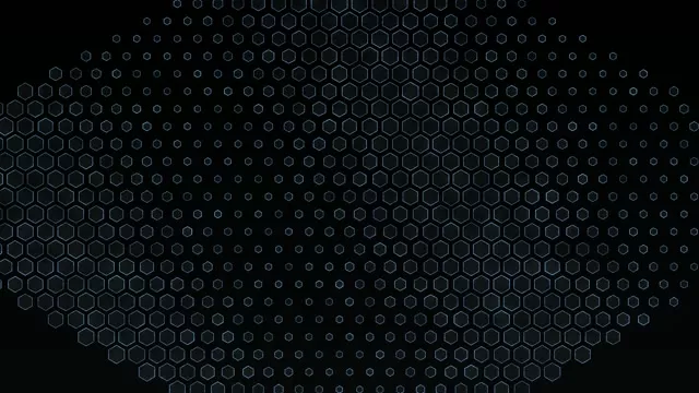 10 hours 4K UHD 60fps Screensaver PC Neon Tunnel VJ Loop Blue Hexagons