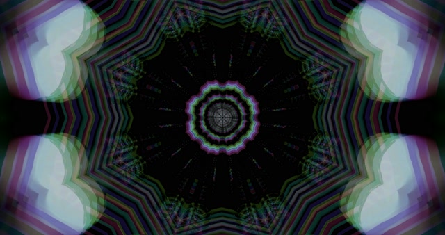 4K UHD 60fps Screensaver PC Neon Tunnel VJ Loop Purple Green