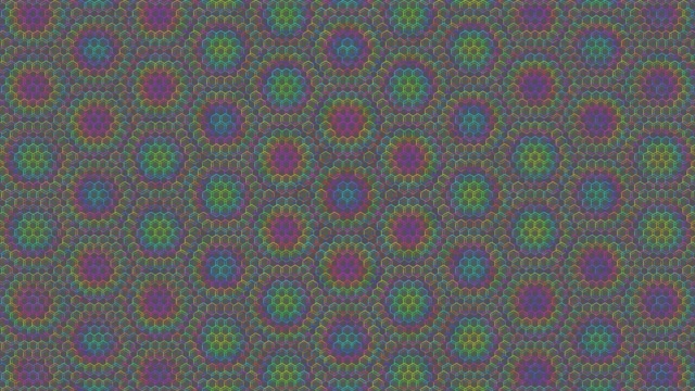 4K UHD 60FPS Screensaver | Pulsing Magenta & Emerald Hexagon Kaleidoscope VJ Loop