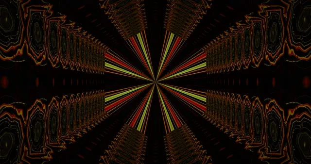 4K UHD 60fps Screensaver Windows 11 Neon Tunnel VJ Loop