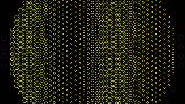 10 hours 4K UHD 60fps Screensaver Windows 11 Neon Tunnel VJ Loop Yellow