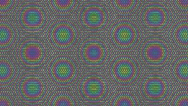 4K UHD 60fps Screensaver Windows 11 - Pulsing Magenta Cyan Hexagon Kaleidoscope VJ Loop