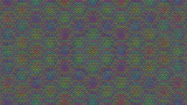 4K UHD 60fps Screensaver Windows 11 - Pulsing Magenta Hexagon VJ Loop