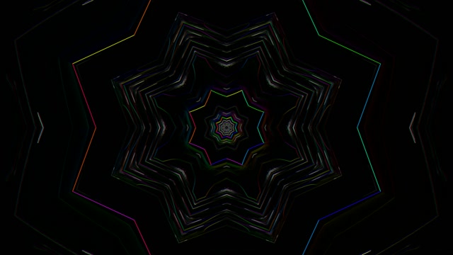 10 hours neon tunnel 4k uhd 60fps screensaver pc vj loop rainbow star