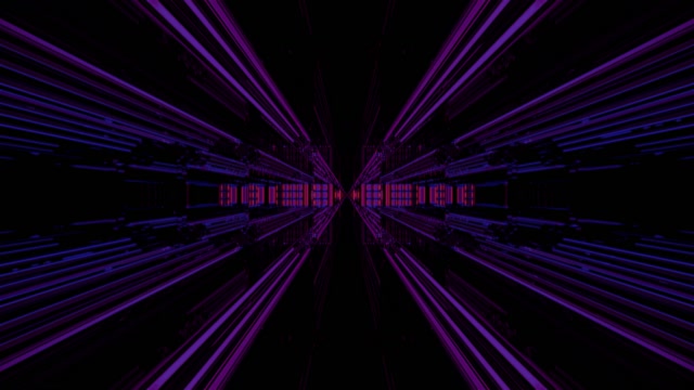 Neon Tunnel 4K UHD 60FPS Screensaver PC VJ Loop