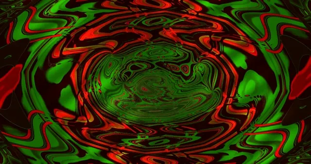 Neon tunnel 4k uhd 60fps screensaver vj loop red green swirl