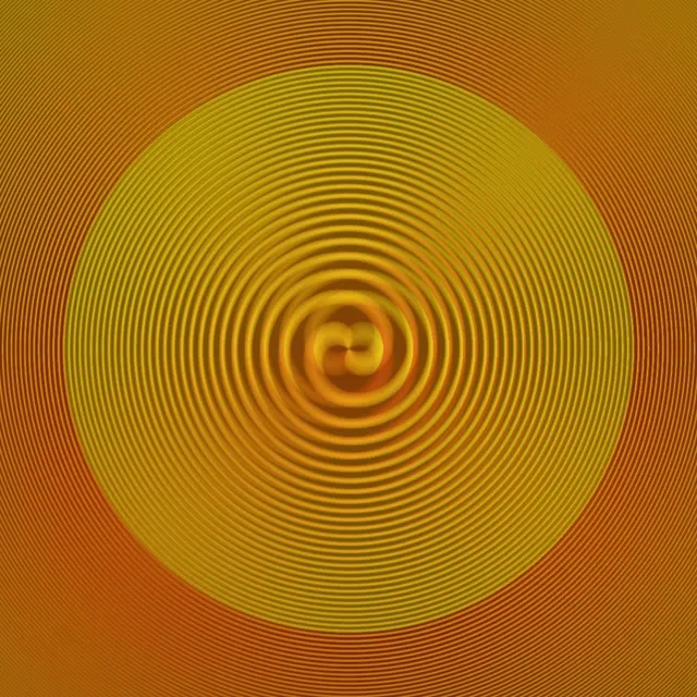 1:1 Square 60fps Golden Spiral Vortex Screensaver VJ Animation Background
