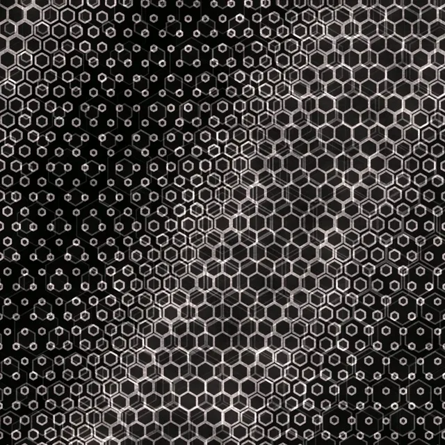 1:1 Square 60FPS Hexagon Tunnel Screensaver Live Wallpaper Neon