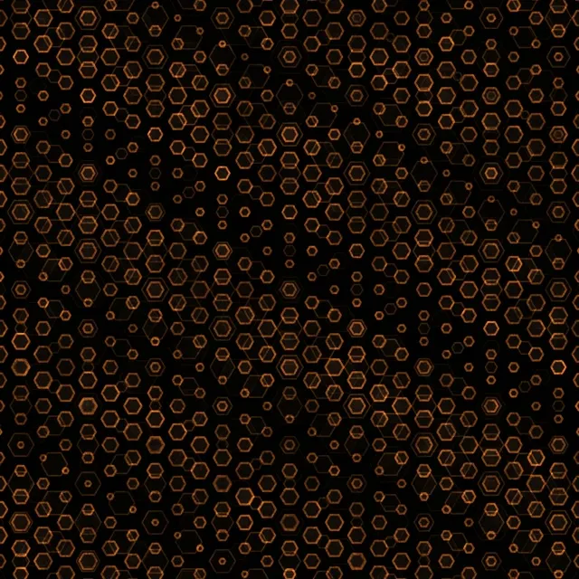 1:1 Square | 60FPS Hexagon Tunnel Screensaver VJ Animation Abstract