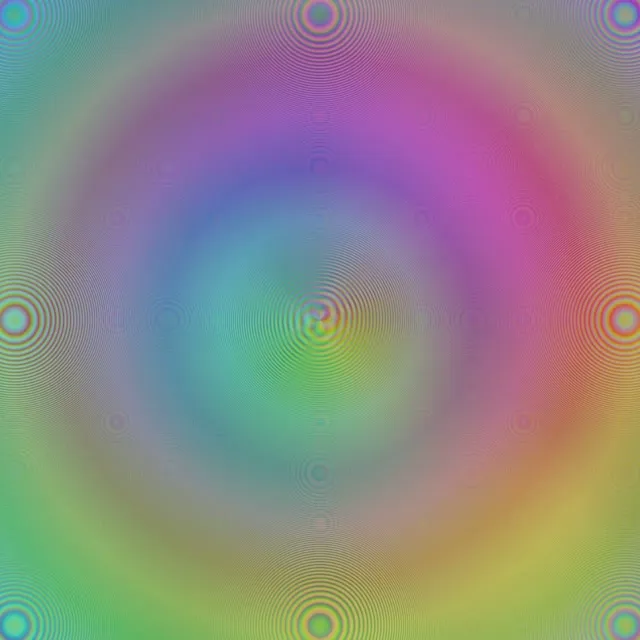 1:1 Square 60FPS Kaleidoscope Screensaver | VJ Loop Neon Abstract Geometry