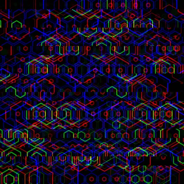 1:1 Square | 60fps Neon Hexagon Screensaver Live Wallpaper