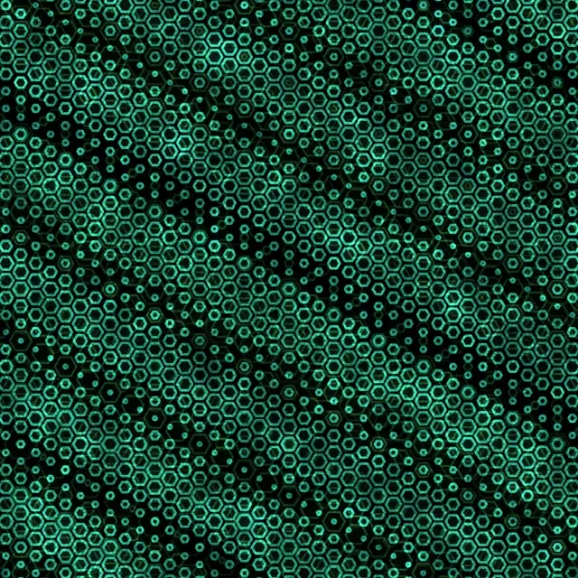 1:1 Square 60FPS Neon Hexagon Vortex Screensaver | VJ Loop Background