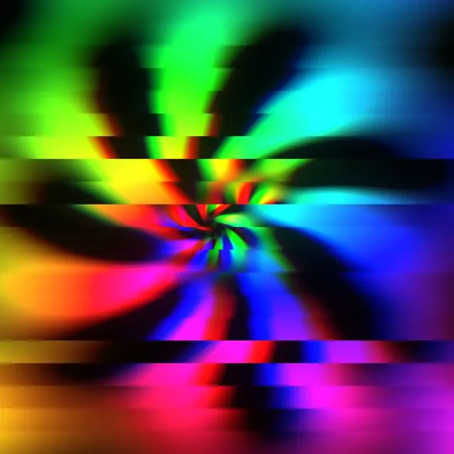 1:1 Square | 60fps Neon Kaleidoscope Screensaver Live Wallpaper Trippy Spiral