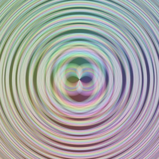 1:1 Square | 60FPS Rainbow Spiral Vortex Screensaver | VJ Loop