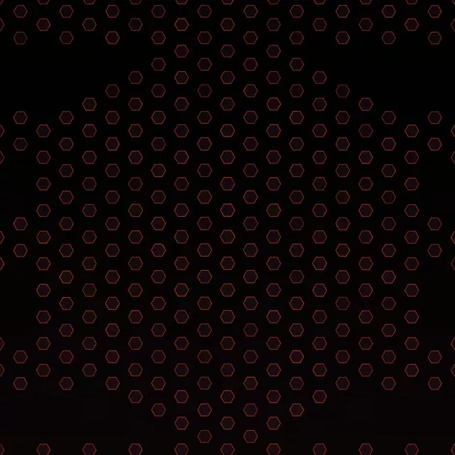 1:1 Square 60FPS Red Hexagon Kaleidoscope Screensaver | VJ Loop Background