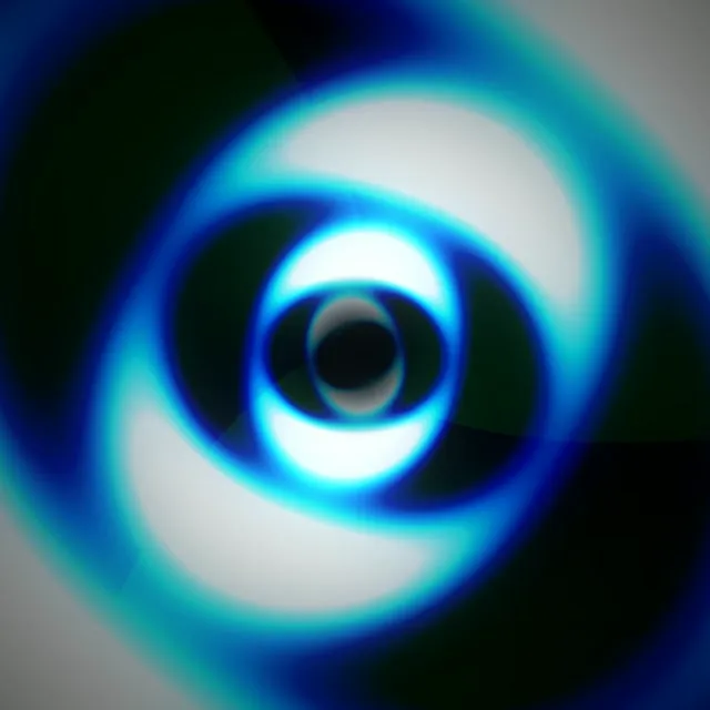 1:1 Square 60fps Screensaver | Cyan Vortex Motion Background VJ Loop