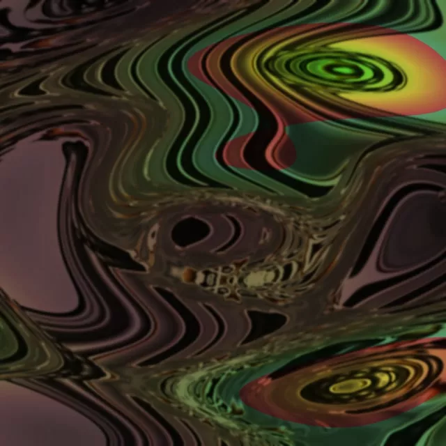 1:1 Square 60fps Screensaver Neon Tunnel Fractal Kaleidoscope Burst Vj Clip