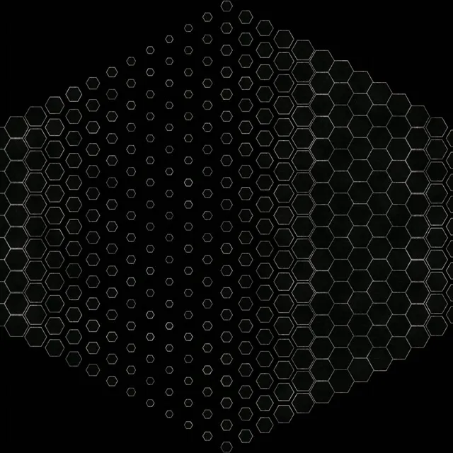 1:1 Square 60fps Screensaver Neon Tunnel Hexagon VJ Loop