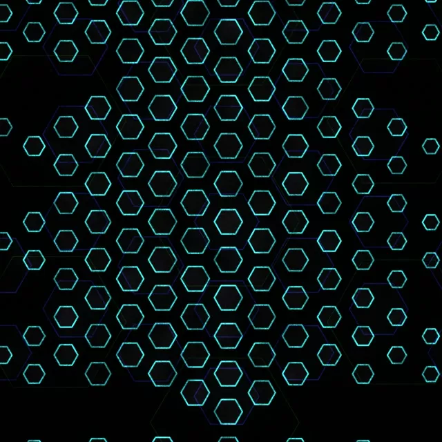 1:1 Square 60fps screensaver neon tunnel live wallpaper cyan geometric