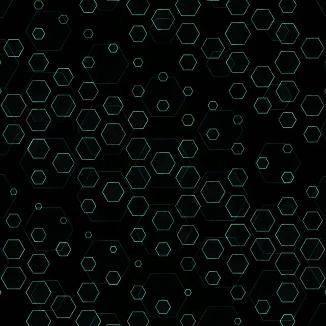 1:1 Square 60fps Screensaver Neon Tunnel Live Wallpaper | Green Geometric