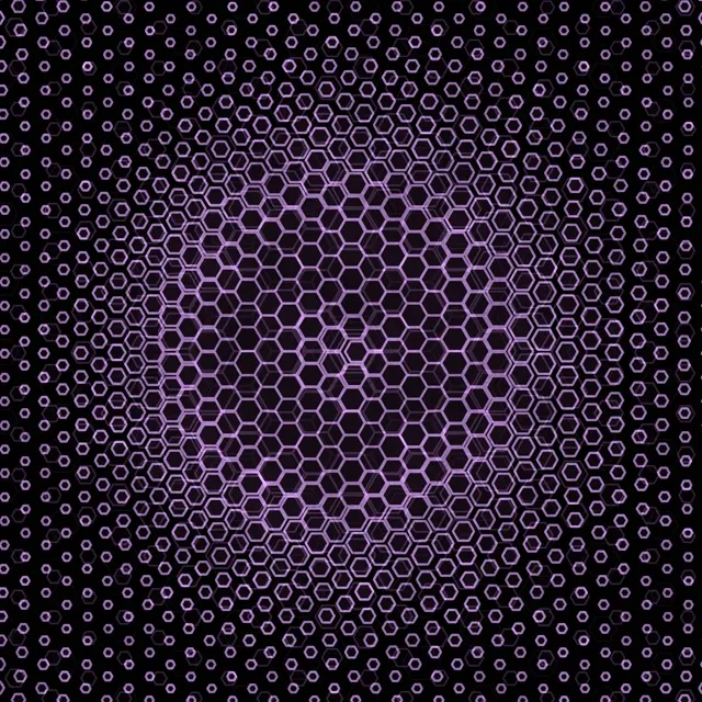 1:1 Square 60fps Screensaver Neon Tunnel Live Wallpaper Purple Geometric