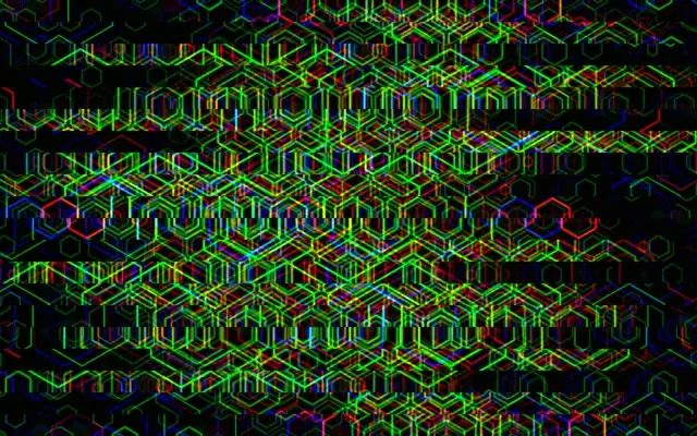 16:10 Display 60fps Neon Hex Grid 60fps Screensaver Digital VJ Loop