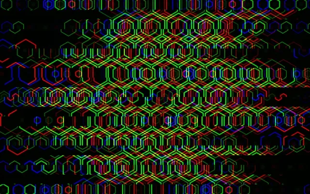 16:10 Display | 60fps Neon Hex Matrix 60fps Screensaver Motion BG