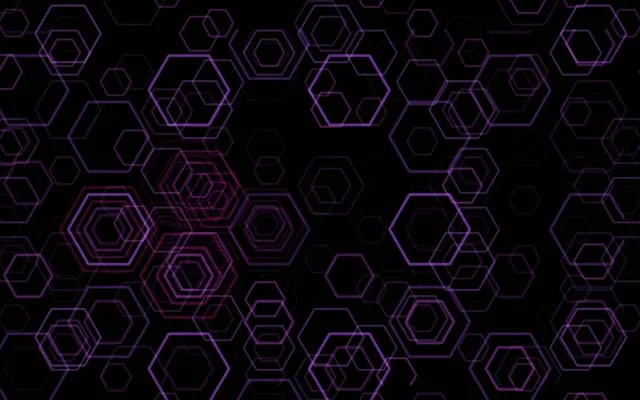 16:10 Display | Neon Hexagon Motion Background 60fps Screensaver VJ Loop