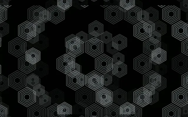 16:10 MacBook | 60fps Geometric Hexagon Motion Screensaver VJ Background Loop