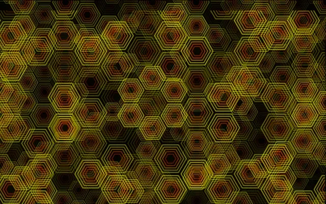 16:10 MacBook | 60fps Neon Hexagon Motion Wallpaper 60fps