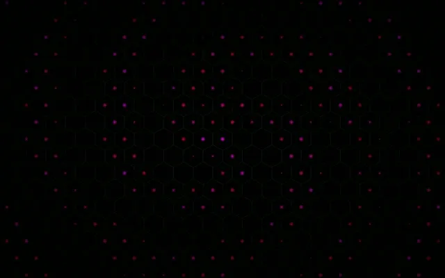 16:10 MacBook | 60fps Screensaver - Hexagonal Network Live Wallpaper Glowing Particles