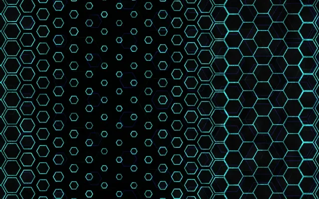 16:10 MacBook 60fps Screensaver Neon Tunnel VJ Animation Cyan Grid