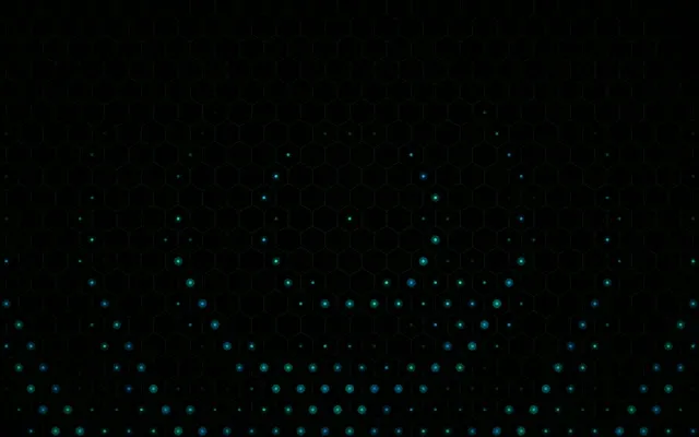 16:10 MacBook | Animated hexagon network 60fps screensaver live wallpaper