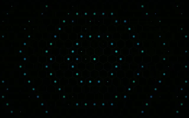 16:10 MacBook | Hexagon Network Nodes 60fps Screensaver Live Wallpaper