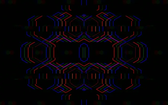 16:10 MacBook | Vibrant Geometric Neon 60fps Screensaver Loop