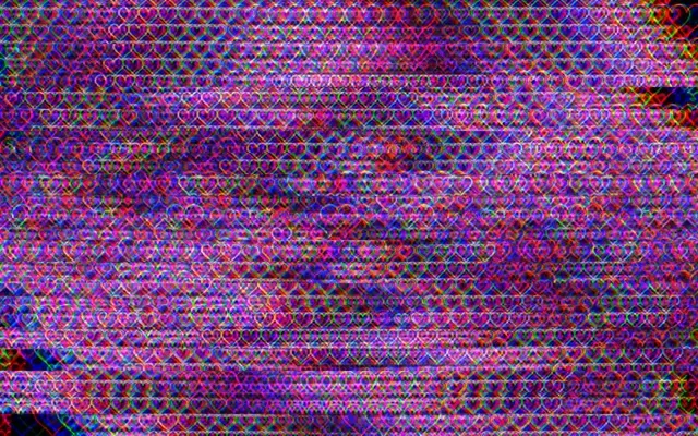 16:10 MacBook | Vibrant Neon Hearts 60fps Live Wallpaper