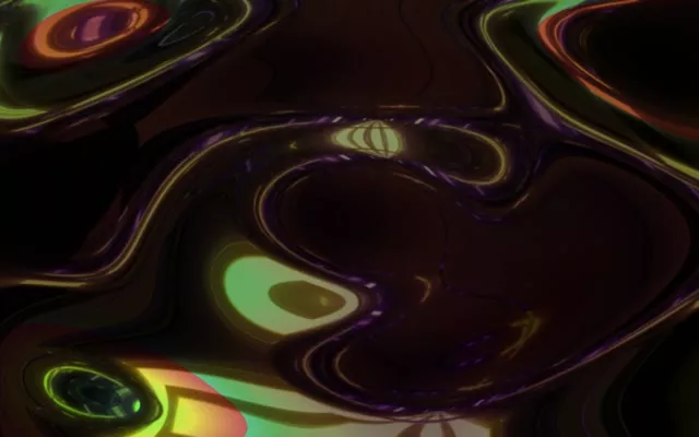 16:10 Desktop 60fps Screensaver Neon Tunnel Dancing Light Ribbons Loopable Video