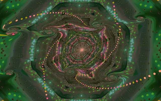 16:10 Desktop 60fps Screensaver Neon Tunnel Hypnotic Spiral Grid Visual VJ