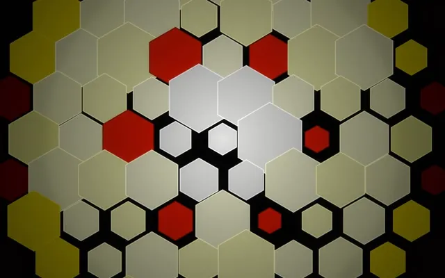 16:10 MacBook | 60fps Hexagon Screensaver Background