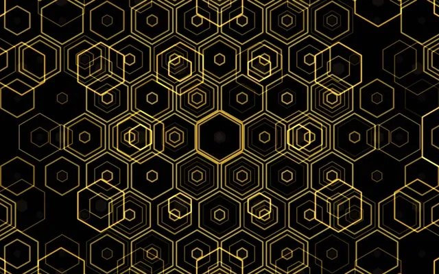 16:10 MacBook 60fps Hexagon Screensaver Motion Background