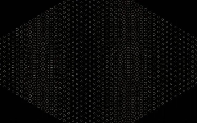 16:10 MacBook | 60fps Hexagon Tunnel Screensaver | Live Wallpaper Neon Gray
