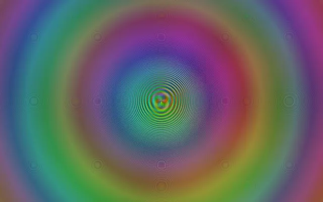 16:10 MacBook | 60fps Magenta Green Pulsing Orb Screensaver VJ Animation