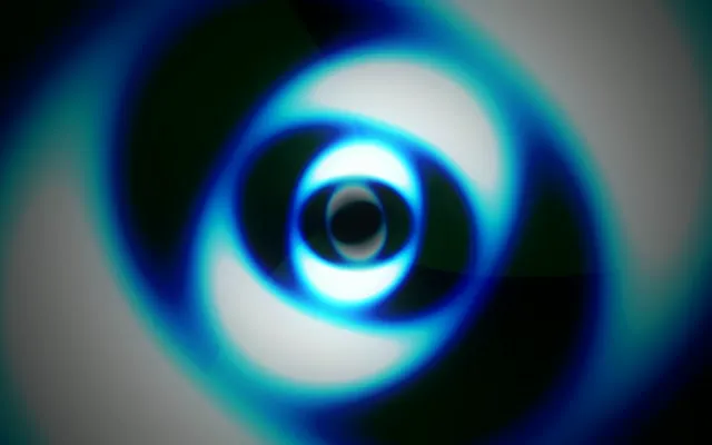 16:10 MacBook 60fps Screensaver | Blue Vortex VJ Loop Animation