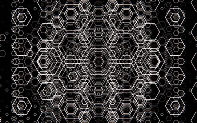 16:10 MacBook 60fps Screensaver | Hexagon Tunnel Motion Background Live Wallpaper