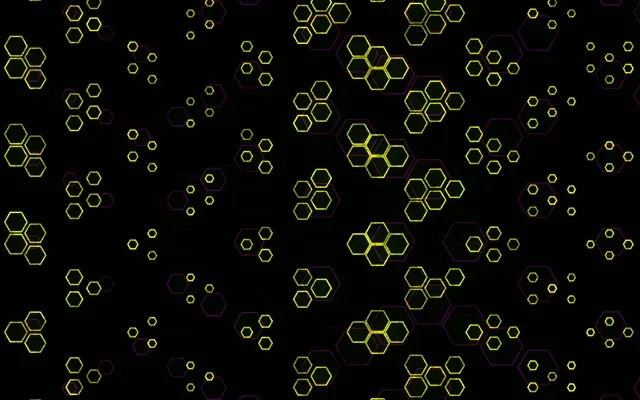 16:10 MacBook 60fps Screensaver Neon Tunnel Background Edits Yellow Hex